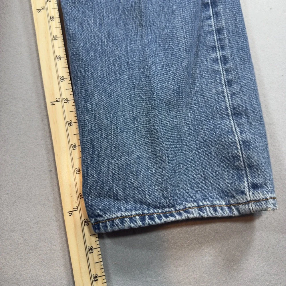 Levi's 501 Original Fit Jeans Mens 36x34 Blue Medium Wash Straight Leg Denim NWT